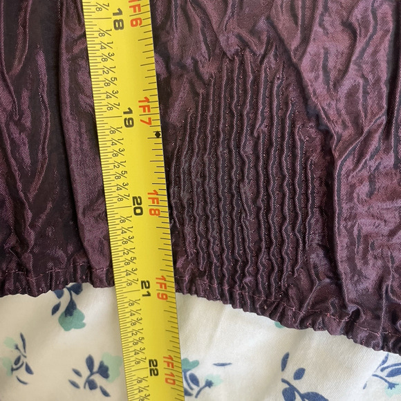 Y2K Purple Crinkle Textured Blazer Jacket Fairycore Cottagecore Festival Rave M - Picture 8 of 8